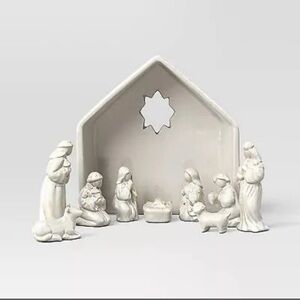 Threshold Ceramic Nativity Set
